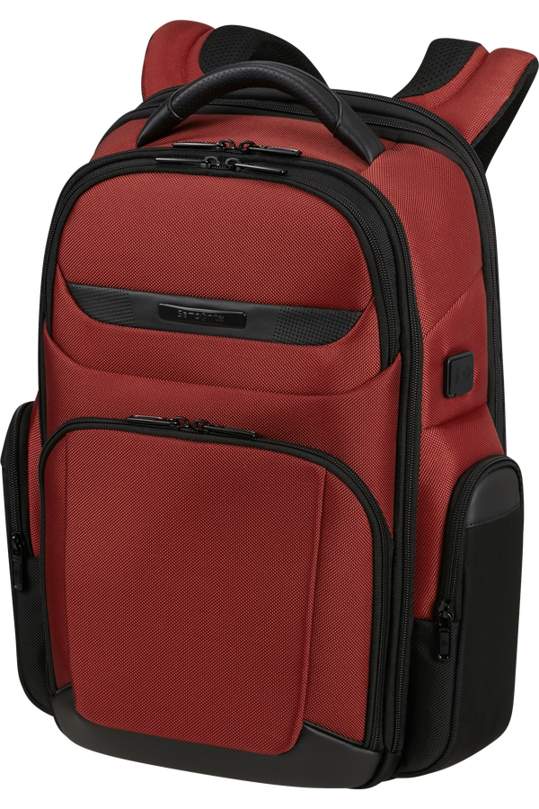 Samsonite Pro-Dlx 6 Backpack 3 Volume Expandable 15.6'  Czerwony