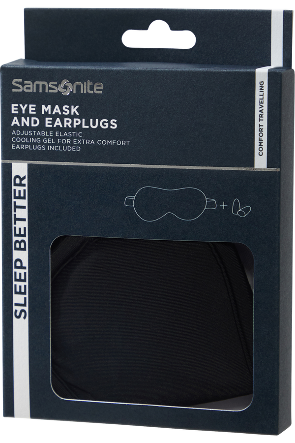 Samsonite Ta Revolution Eye Mask and Earplugs  Czarny