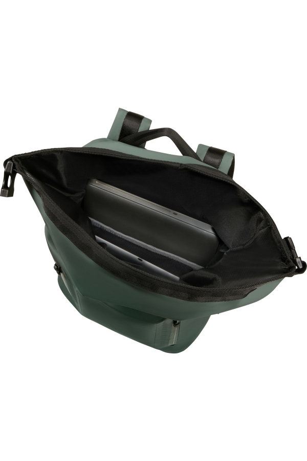 Samsonite Coatify Biz IPX4 Rolltop Backpack 15.6'  Zielony