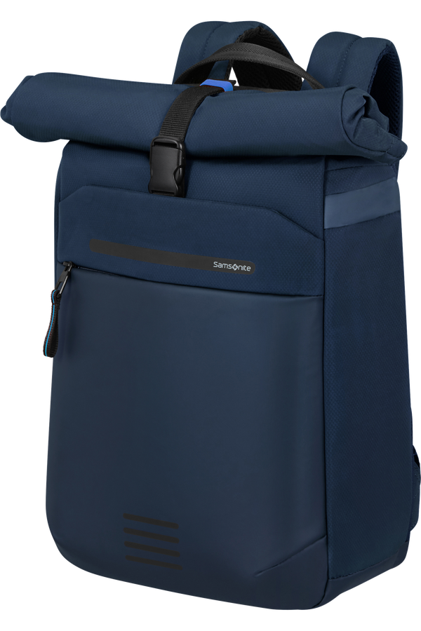 Samsonite Moderny Rolltop Backpack 15.6  Niebieski