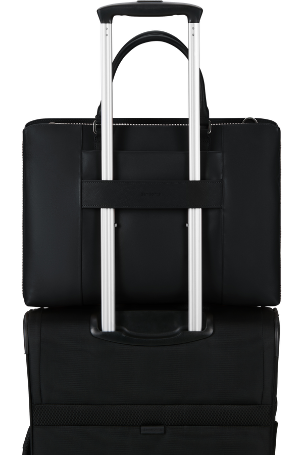Image Biz Leather Teczka 15.6" | Samsonite Image Biz Leather Briefcase 15.6'  Czarny