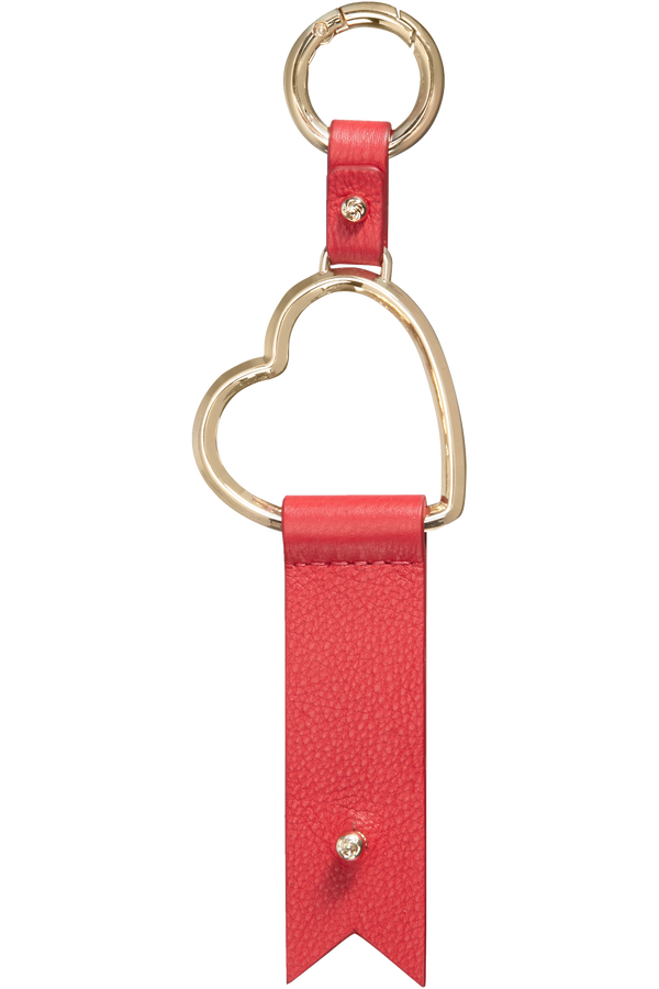 Samsonite Lady Charmy Heart Key Ring Czerwony Samsonite Lady Charmy Heart Key Ring Czerwony