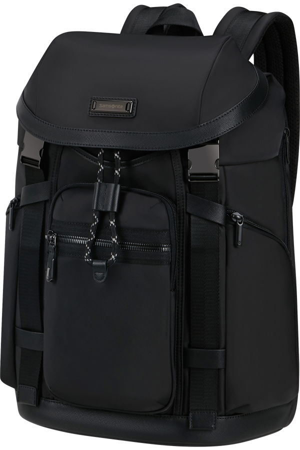 Samsonite Relyon Backpack M 15.6'' with flap  Czarny