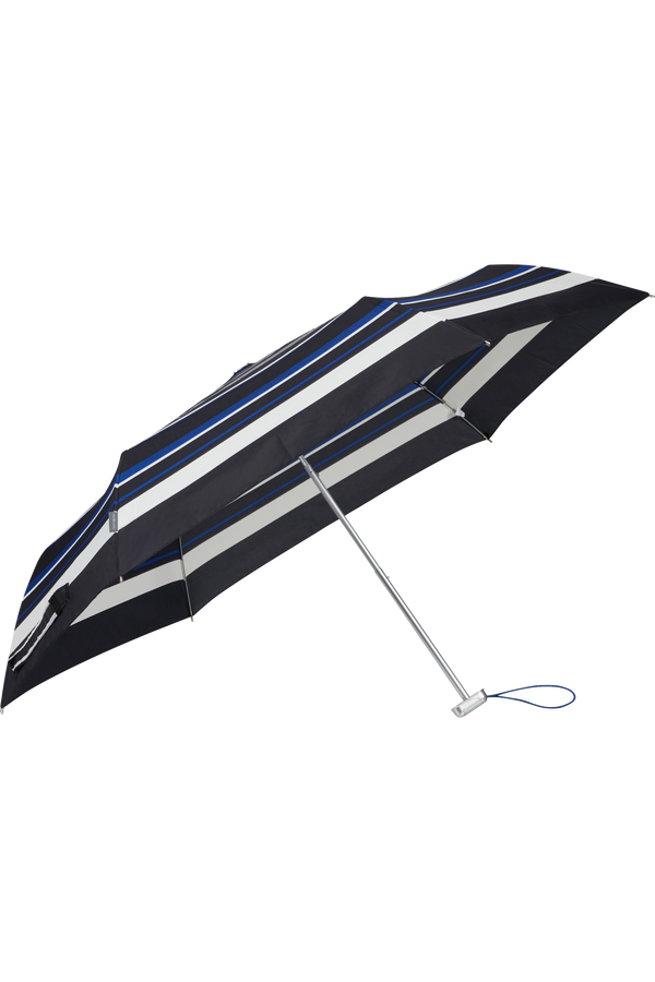 Samsonite Alu Drop S 3 Sect. Manual Flat Blue Stripes Samsonite Alu Drop S 3 Sect. Manual Flat Blue Stripes
