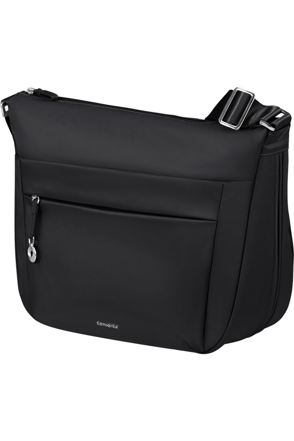 Samsonite Move 5.0 Hobo Bag Round Expandable M  Czarny