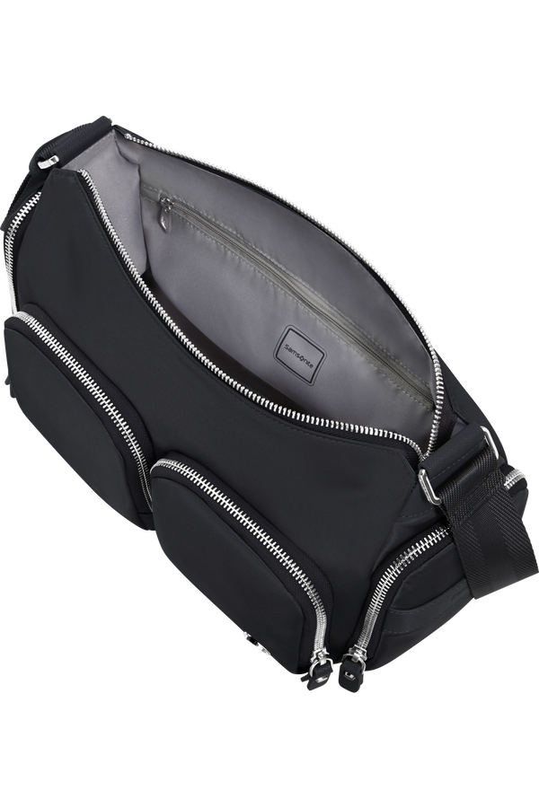 Samsonite Karissa Evo Shoulder Bag Multi Pkt  Czarny Samsonite Karissa Evo Shoulder Bag Multi Pkt  Czarny