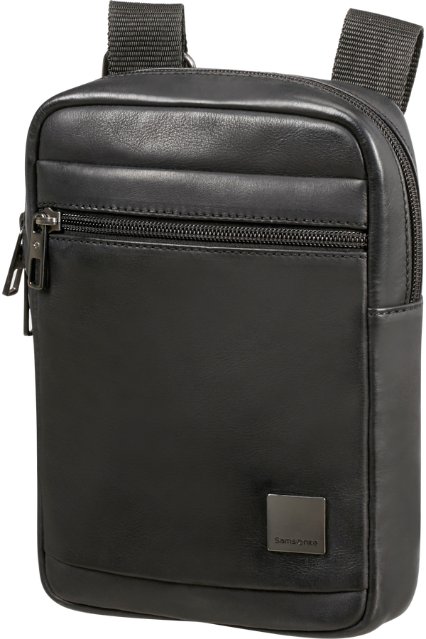 Samsonite Hip-Square Lth Crossover S  Czarny