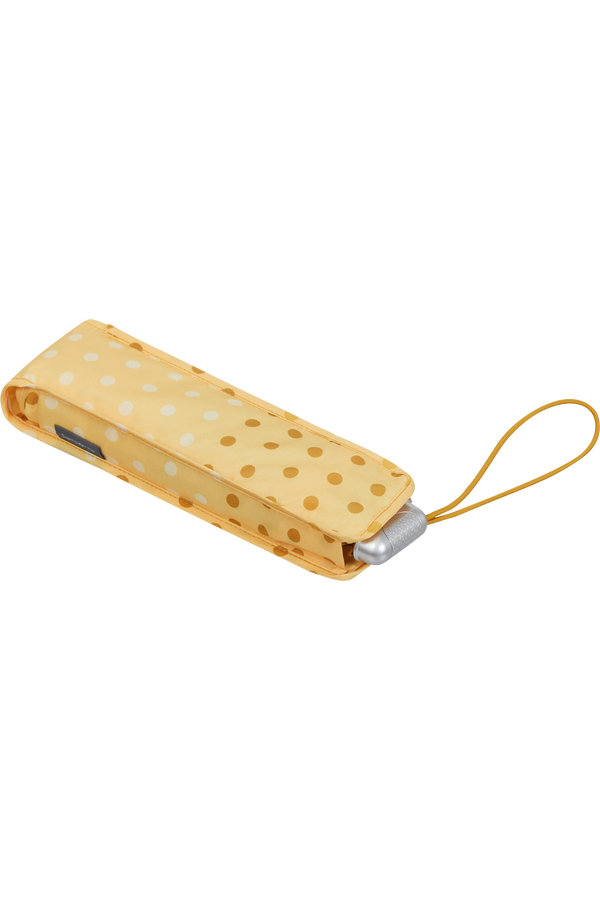 Samsonite Alu Drop S 3 Sect. Manual Flat  Yellow Dots