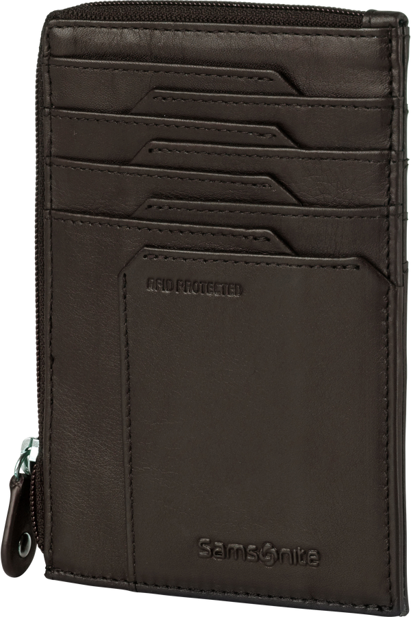 Samsonite Attack 2 Slg 727-All in One Wallet Zip  Ebony Brown
