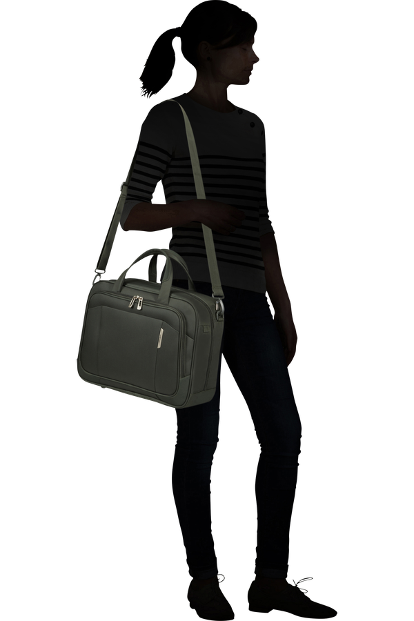 Samsonite Respark LAPTOP SHOULDER BAG  Forest Green Samsonite Respark LAPTOP SHOULDER BAG  Forest Green