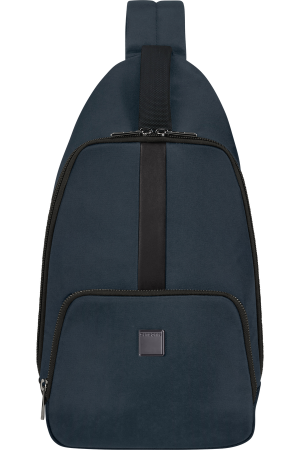 Samsonite Sacksquare Sling Bag M  Niebieski