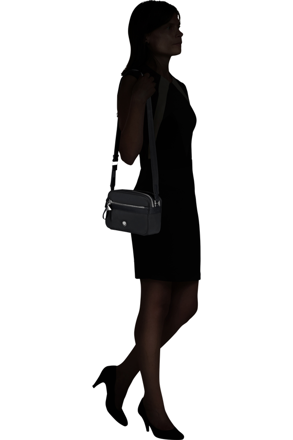 Samsonite Karissa Evo Shoulder Bag 2 Comp  Czarny Samsonite Karissa Evo Shoulder Bag 2 Comp  Czarny