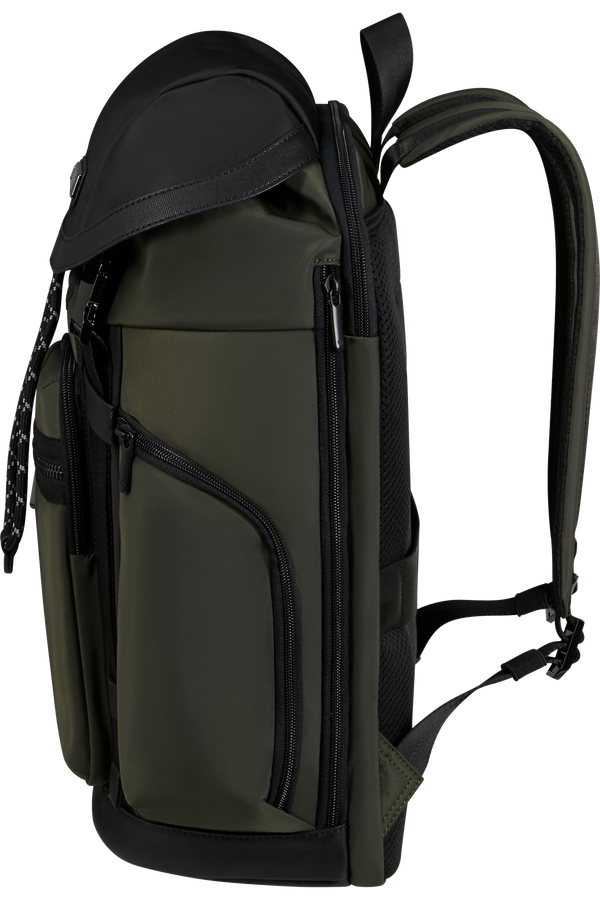 Samsonite Relyon Backpack M 15.6'' with flap  Zielony