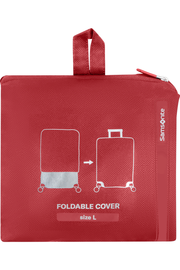 Samsonite Ta Revolution Foldable Luggage Cover L  Czerwony