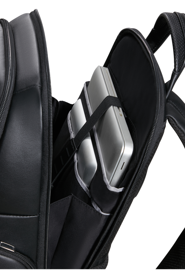 Samsonite Pro-Dlx 6 Leather Backpack 15.6'  Czarny Samsonite Pro-Dlx 6 Leather Backpack 15.6'  Czarny