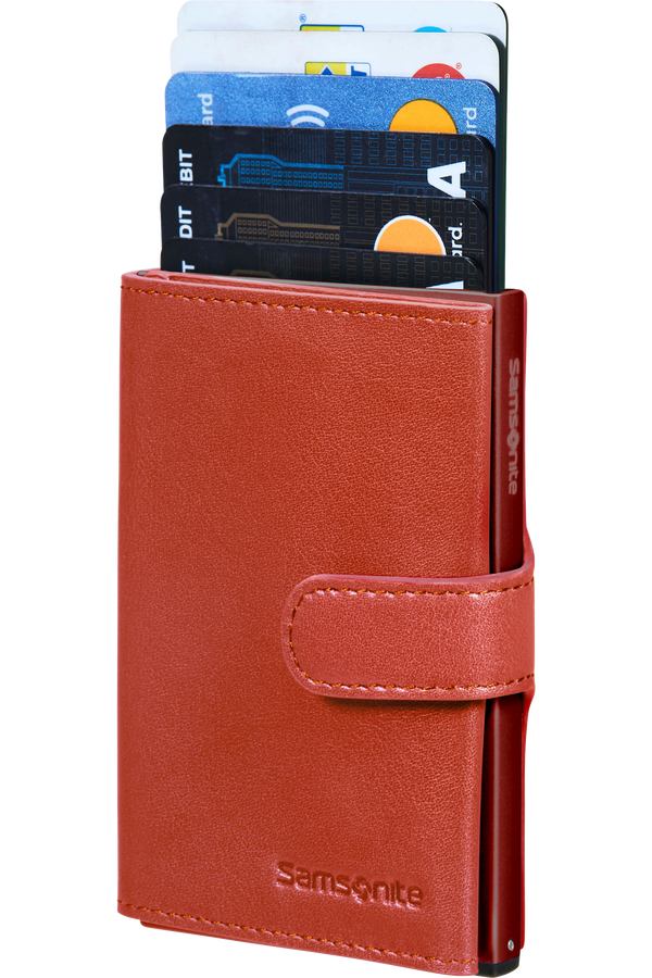 Samsonite Alu Fit 202 - Slide-up Wallet  Pomarańczowy