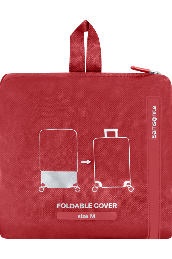 Samsonite Ta Revolution Foldable Luggage Cover M  Czerwony