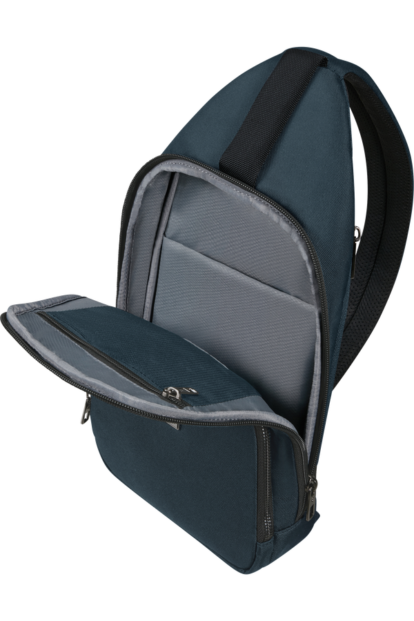Samsonite Sacksquare Sling Bag M  Niebieski