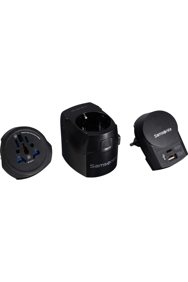 Ta Revolution Uniwersalny adapter podr&oacute;żny Pro 3-biegunowy + USB