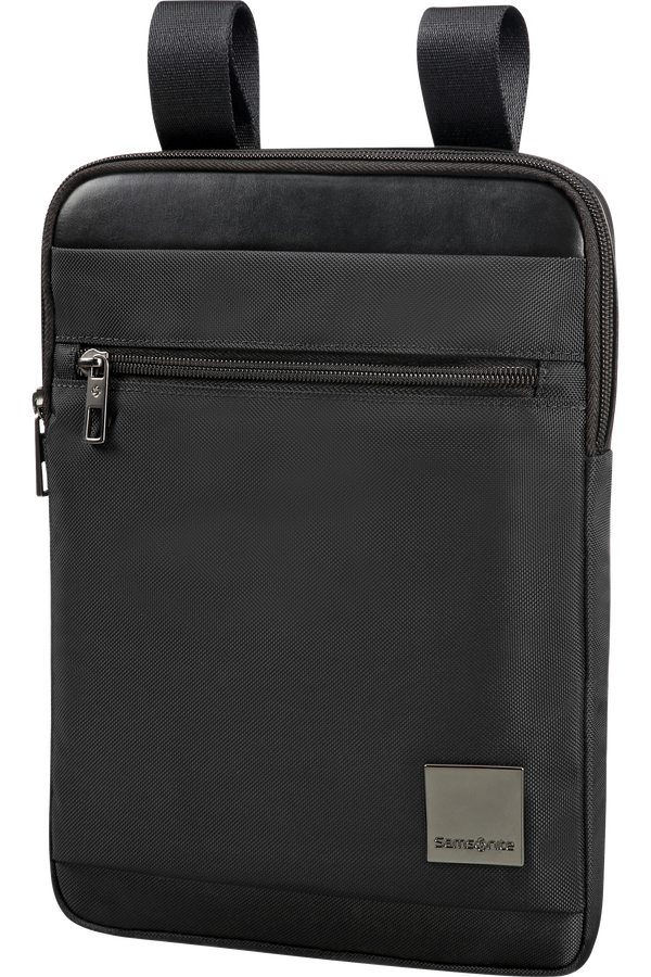 Samsonite Hip-Square Torba crossover płaska na tablet  24.5cm/9.7inch Czarny