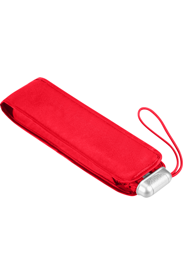 Samsonite Alu Drop S 3 Sect. Manual Flat  Tomato Samsonite Alu Drop S 3 Sect. Manual Flat  Tomato