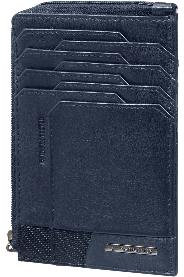 Samsonite Pro-Dlx 6 Slg 727-ALL IN ONE WALLET ZIP  Night Blue