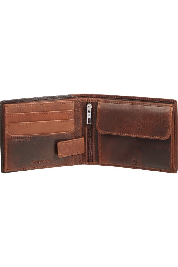 Samsonite Oleo Slg 037 - B 9cc+2hfl+Zip+2c  Ciemnobrązowy