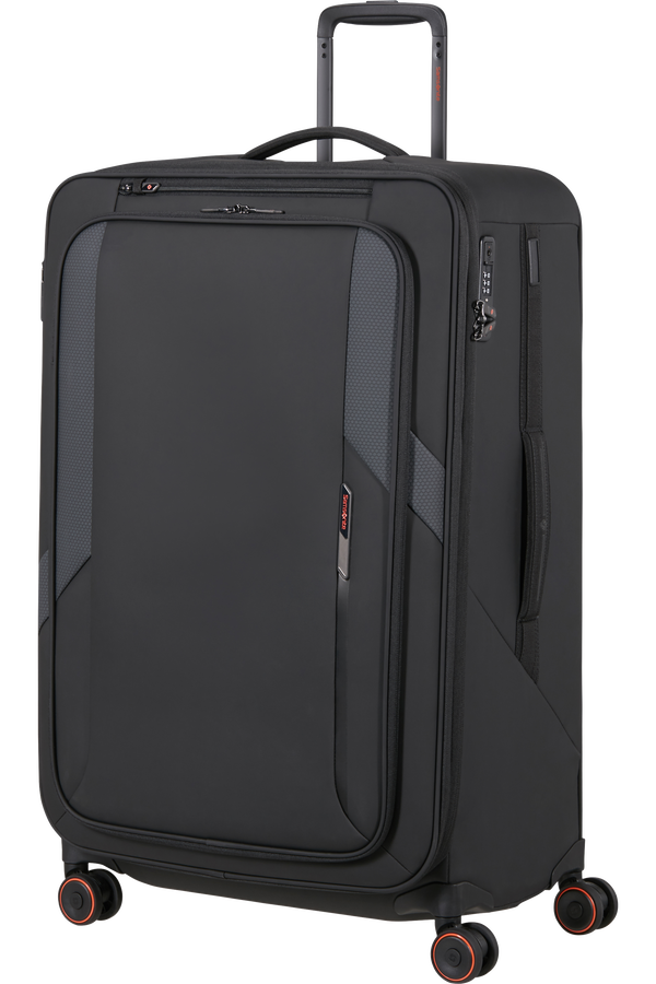 Samsonite Glazed Spinner Expandable 78cm  Czarny