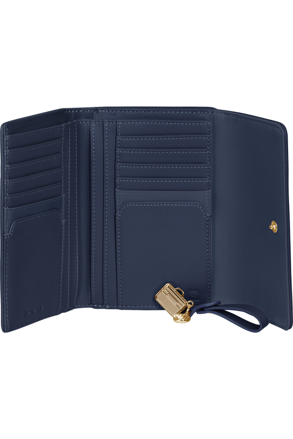 Samsonite Karissa 2.0 Slg 303 - L W 12CC+ZIP EXT M  Midnight Blue Samsonite Karissa 2.0 Slg 303 - L W 12CC+ZIP EXT M  Midnight Blue