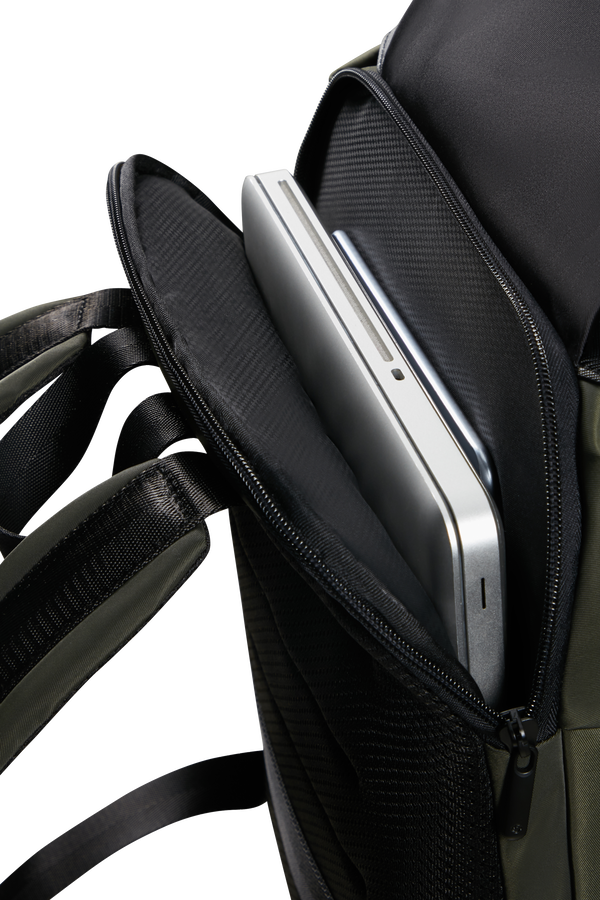 Samsonite Relyon Backpack M 15.6'' with flap  Zielony