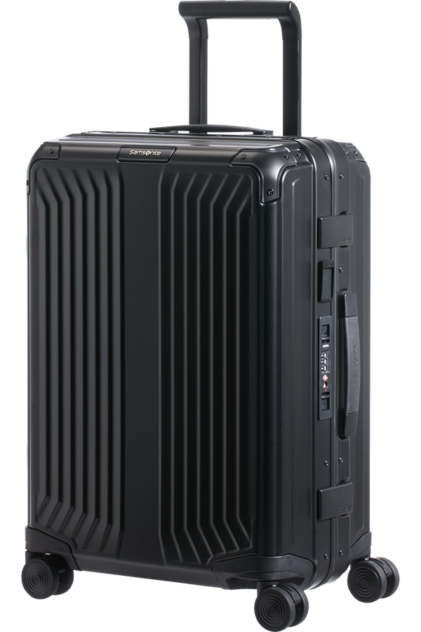 Samsonite Lite-Box Alu Spinner 55cm  Czarny