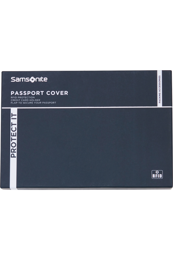 Samsonite Ta Revolution Passport Cover  Czarny