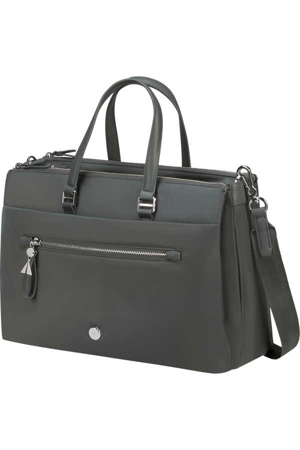 Samsonite Karissa Evo Org. Tote 14.1' 3 Comp  Gunmetal Green Samsonite Karissa Evo Org. Tote 14.1' 3 Comp  Gunmetal Green