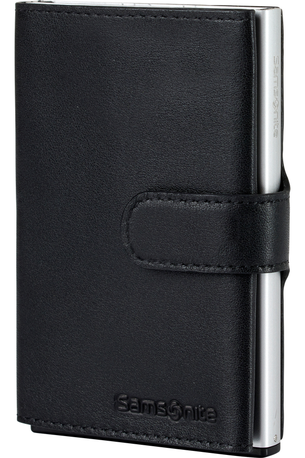Samsonite Alu Fit 202 - Slide-up Wallet  Czarny