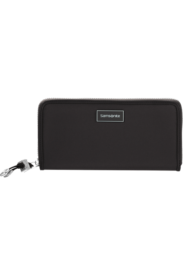 Samsonite Karissa Slg Wallet ZIP Around L  Czarny