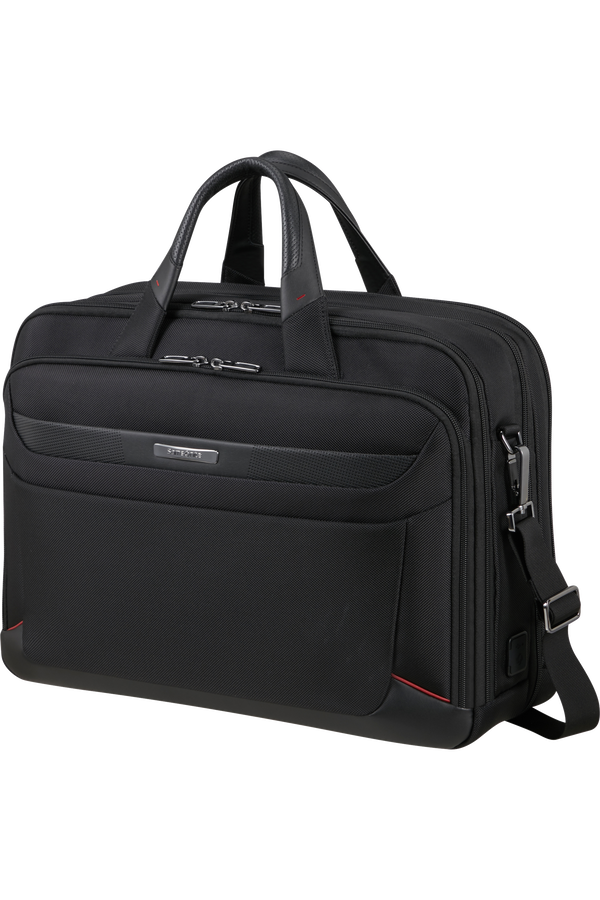 Samsonite Pro-Dlx 6 Bailhandle Expandable 17.3'  Czarny