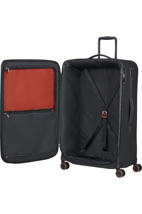Samsonite Glazed Spinner Expandable 78cm  Czarny