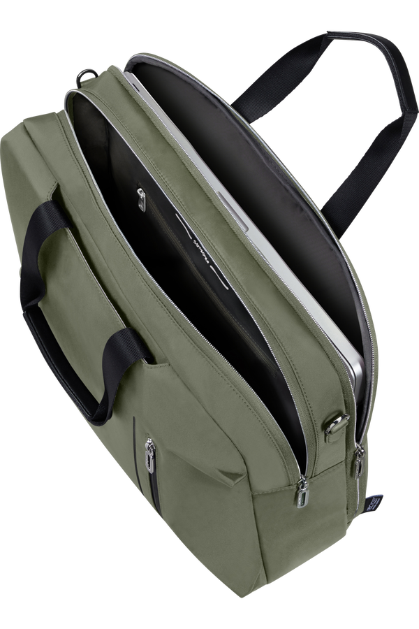 Samsonite Ongoing Bailhandle 15.6' 2 Compartments  Olive Green Samsonite Ongoing Bailhandle 15.6' 2 Compartments  Olive Green