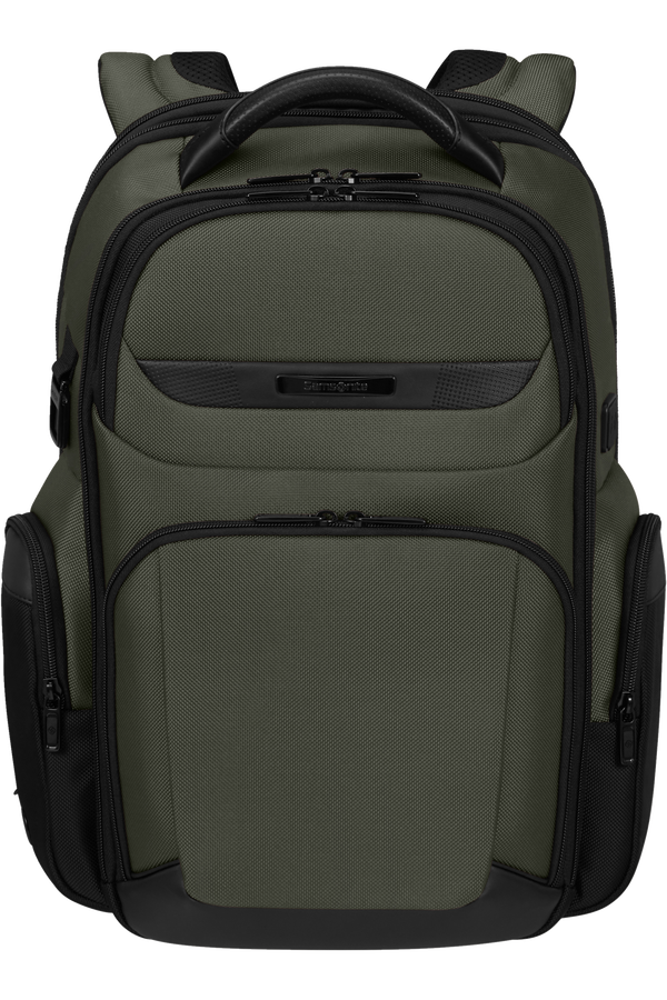 Samsonite Pro-Dlx 6 Backpack 3 Volume Expandable 15.6'  Zielony