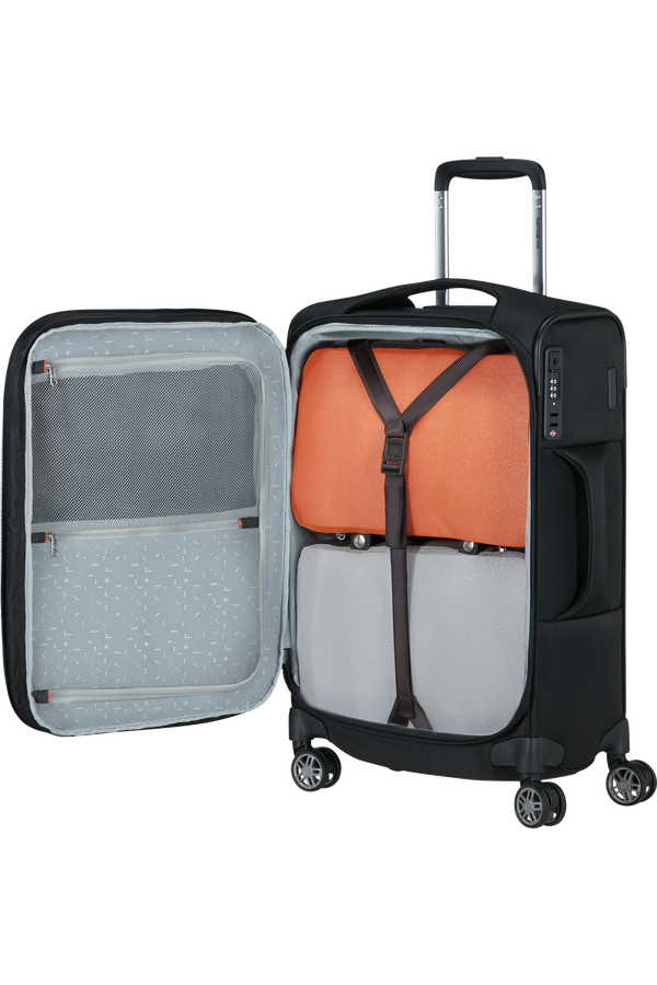 Samsonite Re-Lite Spinner Expandable Lenght 35cm 55cm  Czarny Samsonite Re-Lite Spinner Expandable Lenght 35cm 55cm  Czarny