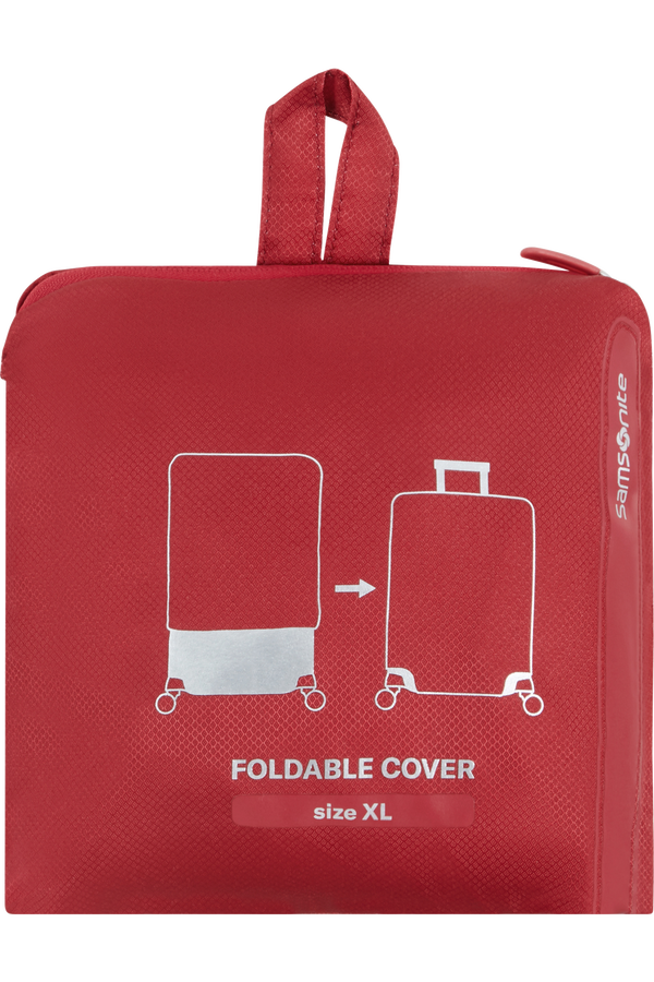 Samsonite Ta Revolution Foldable Luggage Cover XL  Czerwony
