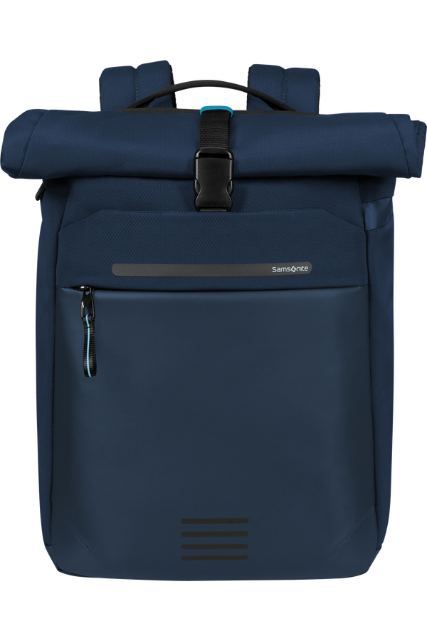 Samsonite Moderny Rolltop Backpack 15.6  Niebieski