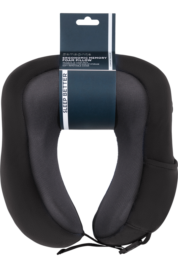 Samsonite Ta Revolution Ergonomic Memory Foam Pillow  Czarny