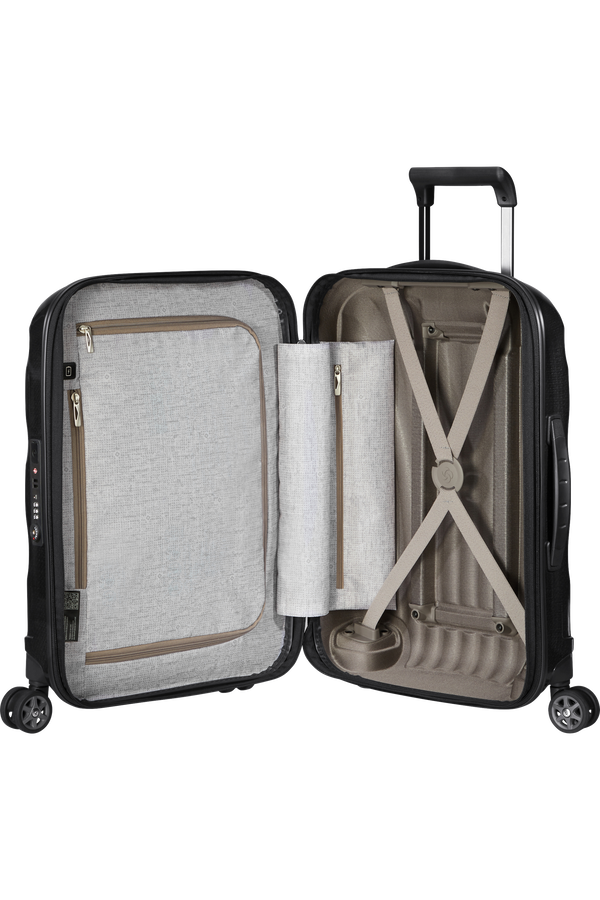 Samsonite C-Lite Spinner Expandable 55cm  Czarny