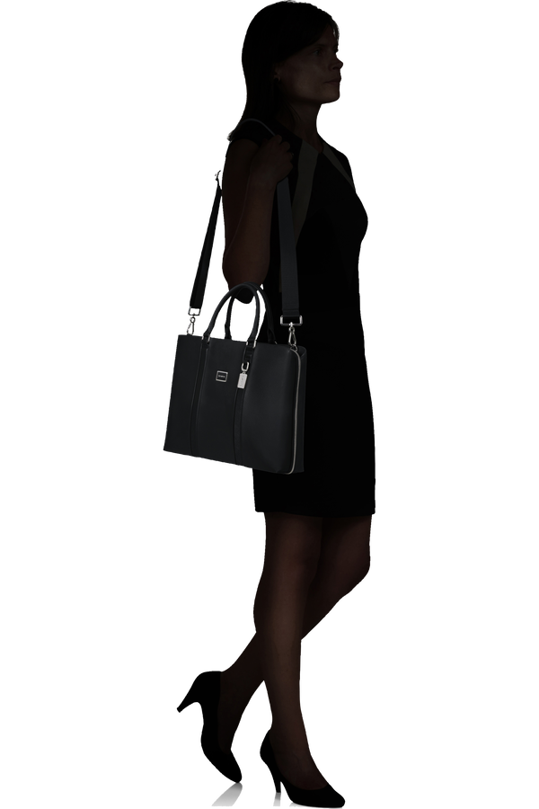 Image Biz Leather Teczka 15.6" | Samsonite Image Biz Leather Briefcase 15.6'  Czarny