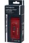 Samsonite Ta Revolution Luggage Strap/TSA Lock  Czerwony