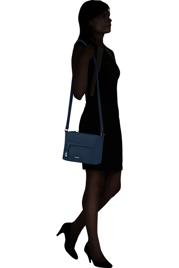 Samsonite Move 5.0 H. Shoulder Bag S 3 Zip  Ciemnoniebieski