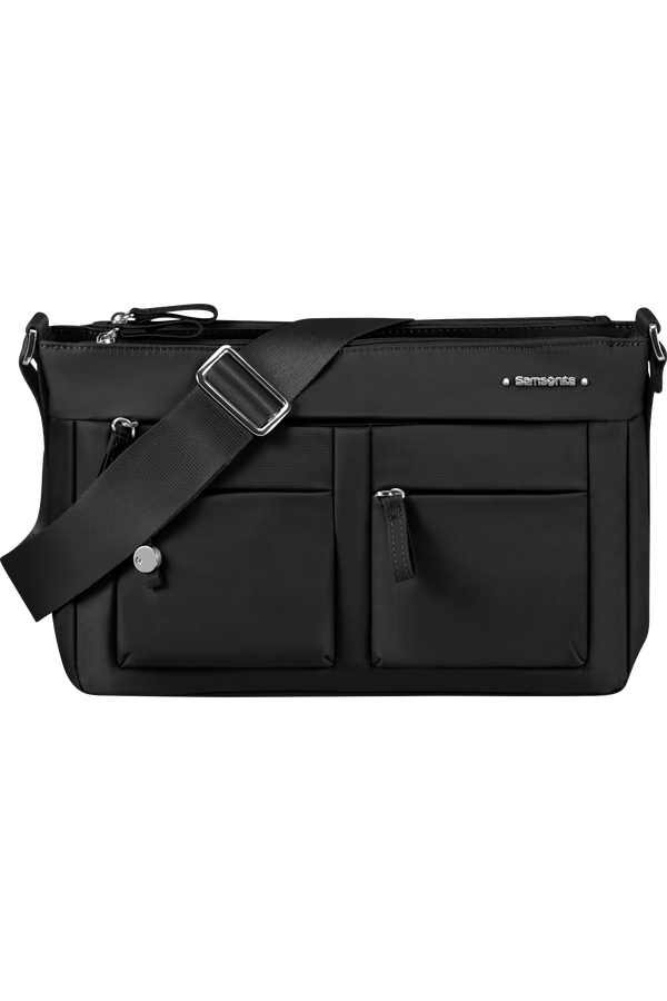 Samsonite Move 4.0 Horiz. Shoulder Bag+flap  Czarny