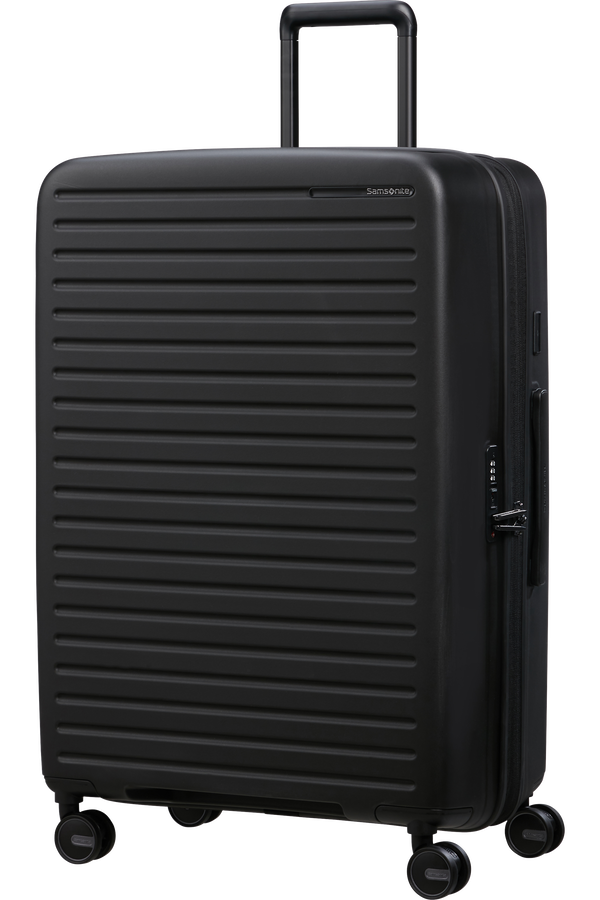 Samsonite Restackd Spinner Expandable 75cm  Czarny
