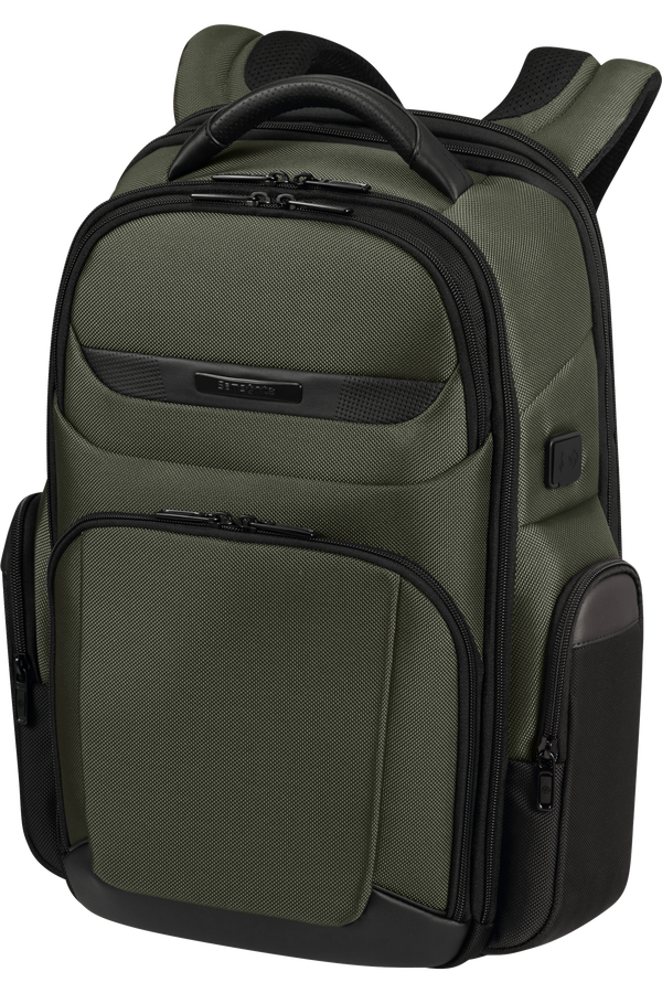 Samsonite Pro-Dlx 6 Backpack 3 Volume Expandable 15.6'  Zielony
